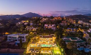 Spectaculaire villa de luxe à vendre avec vue sur la mer dans la vallée du golf de Nueva Andalucia, Marbella 61105 