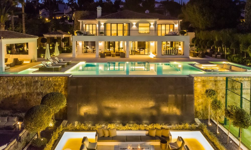 Spectaculaire villa de luxe à vendre avec vue sur la mer dans la vallée du golf de Nueva Andalucia, Marbella 61106