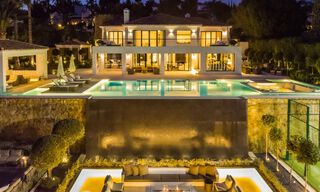 Spectaculaire villa de luxe à vendre avec vue sur la mer dans la vallée du golf de Nueva Andalucia, Marbella 61106 