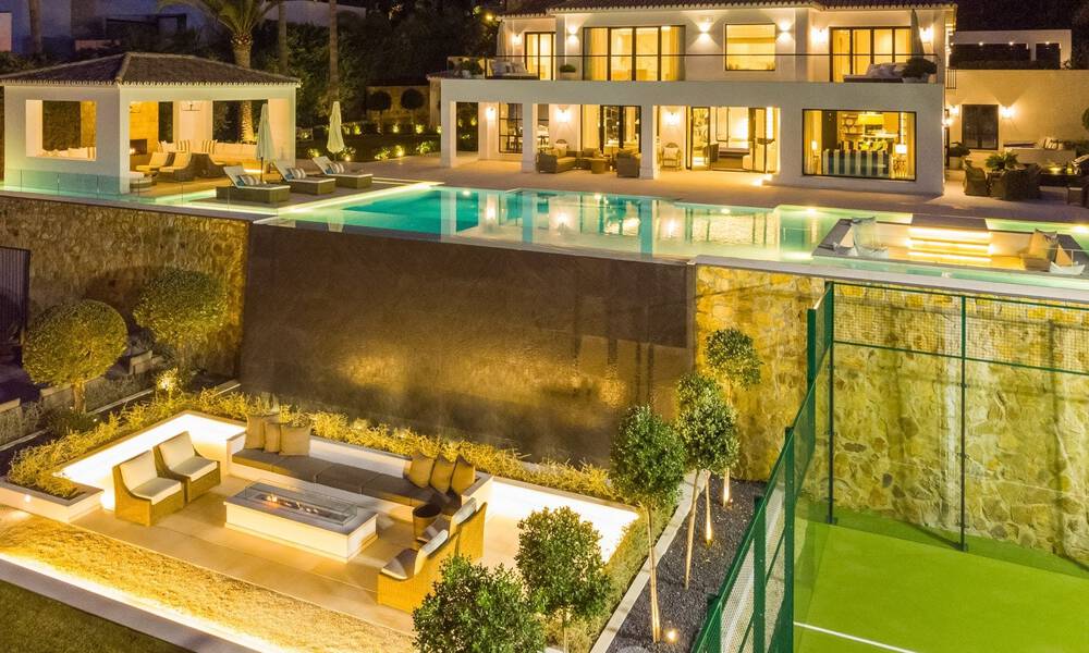 Spectaculaire villa de luxe à vendre avec vue sur la mer dans la vallée du golf de Nueva Andalucia, Marbella 61107