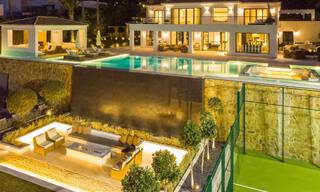Spectaculaire villa de luxe à vendre avec vue sur la mer dans la vallée du golf de Nueva Andalucia, Marbella 61107 