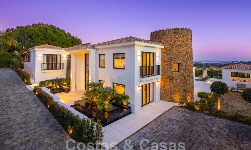 Spectaculaire villa de luxe à vendre avec vue sur la mer dans la vallée du golf de Nueva Andalucia, Marbella 61108