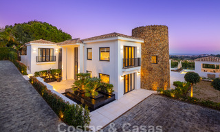 Spectaculaire villa de luxe à vendre avec vue sur la mer dans la vallée du golf de Nueva Andalucia, Marbella 61108 