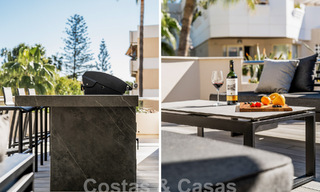 Appartement moderne rénové à vendre dans un complexe fermé à Nueva Andalucia, Marbella 61178 