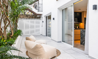 Maison de ville luxueusement rénovée à vendre dans un quartier résidentiel privilégié du Golden Mile de Marbella 61587 