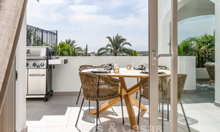 Maison de ville luxueusement rénovée à vendre dans un quartier résidentiel privilégié du Golden Mile de Marbella 61598 