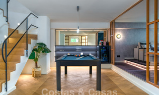 Maison de ville luxueusement rénovée à vendre dans un quartier résidentiel privilégié du Golden Mile de Marbella 61642 
