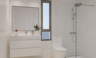 Nouveau projet de maisons durables à vendre, avec une vue imprenable sur la mer, près du centre d'Estepona 61295 