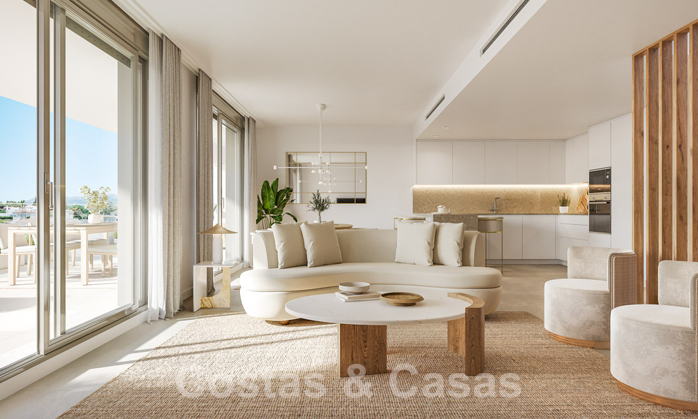 Nouveau projet de maisons durables à vendre, avec une vue imprenable sur la mer, près du centre d'Estepona 61301