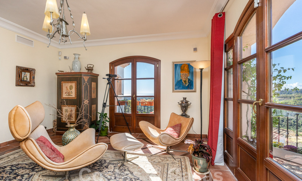 Charmante maison jumelée andalou avec vue sur la mer à vendre sur les collines de Marbella - Benahavis 61888