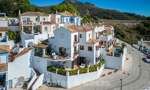 Charmante maison jumelée andalou avec vue sur la mer à vendre sur les collines de Marbella - Benahavis 61891