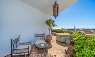 Charmante maison jumelée andalou avec vue sur la mer à vendre sur les collines de Marbella - Benahavis 61924 