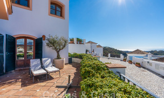 Charmante maison jumelée andalou avec vue sur la mer à vendre sur les collines de Marbella - Benahavis 61925 