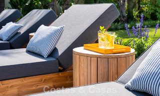 Villa de luxe au design moderne et méditerranéen à vendre dans une zone de golf populaire à Nueva Andalucia, Marbella 61666 