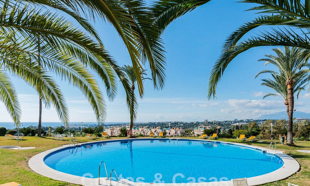 Luxueux appartement à vendre avec vue panoramique sur la mer dans une urbanisation fermée sur le Golden Mile, Marbella 61722
