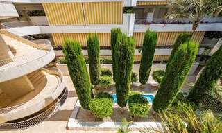 Luxueux appartement à vendre avec vue panoramique sur la mer dans une urbanisation fermée sur le Golden Mile, Marbella 61728 