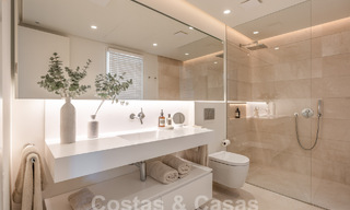 Appartement de jardin moderne avec vue sur la mer à vendre, à quelques minutes en voiture du centre de Marbella 61780 