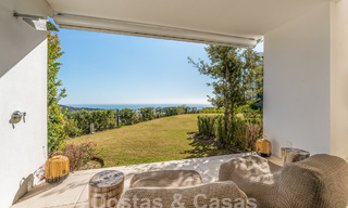 Appartement de jardin moderne avec vue sur la mer à vendre, à quelques minutes en voiture du centre de Marbella 61786 