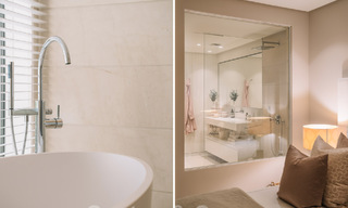 Appartement de jardin moderne avec vue sur la mer à vendre, à quelques minutes en voiture du centre de Marbella 61790 