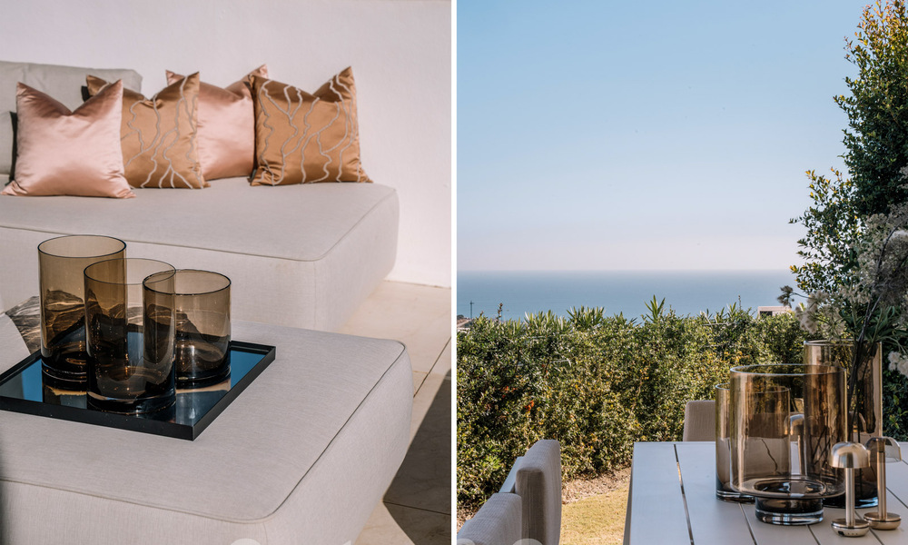 Appartement de jardin moderne avec vue sur la mer à vendre, à quelques minutes en voiture du centre de Marbella 61792