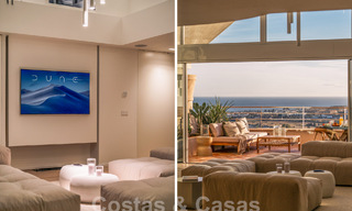 Impressionnant penthouse rénové à vendre avec vue panoramique sur le golf et la mer au cœur de Nueva Andalucia, Marbella 61796 