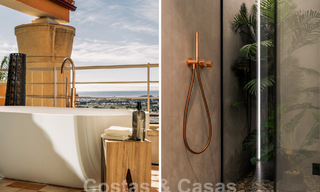 Impressionnant penthouse rénové à vendre avec vue panoramique sur le golf et la mer au cœur de Nueva Andalucia, Marbella 61828 