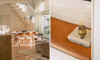 Impressionnant penthouse rénové à vendre avec vue panoramique sur le golf et la mer au cœur de Nueva Andalucia, Marbella 61829 