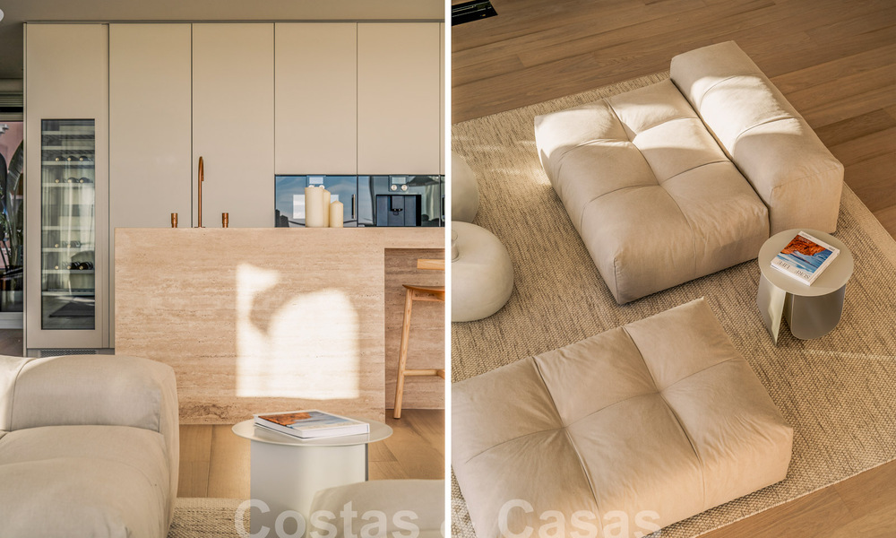 Impressionnant penthouse rénové à vendre avec vue panoramique sur le golf et la mer au cœur de Nueva Andalucia, Marbella 61830