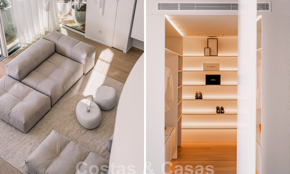 Impressionnant penthouse rénové à vendre avec vue panoramique sur le golf et la mer au cœur de Nueva Andalucia, Marbella 61838