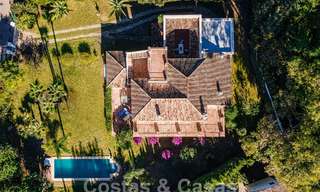 Villa de luxe méditerranéenne à vendre à quelques pas de la plage et des commodités à Guadalmina Baja, Marbella 61848 