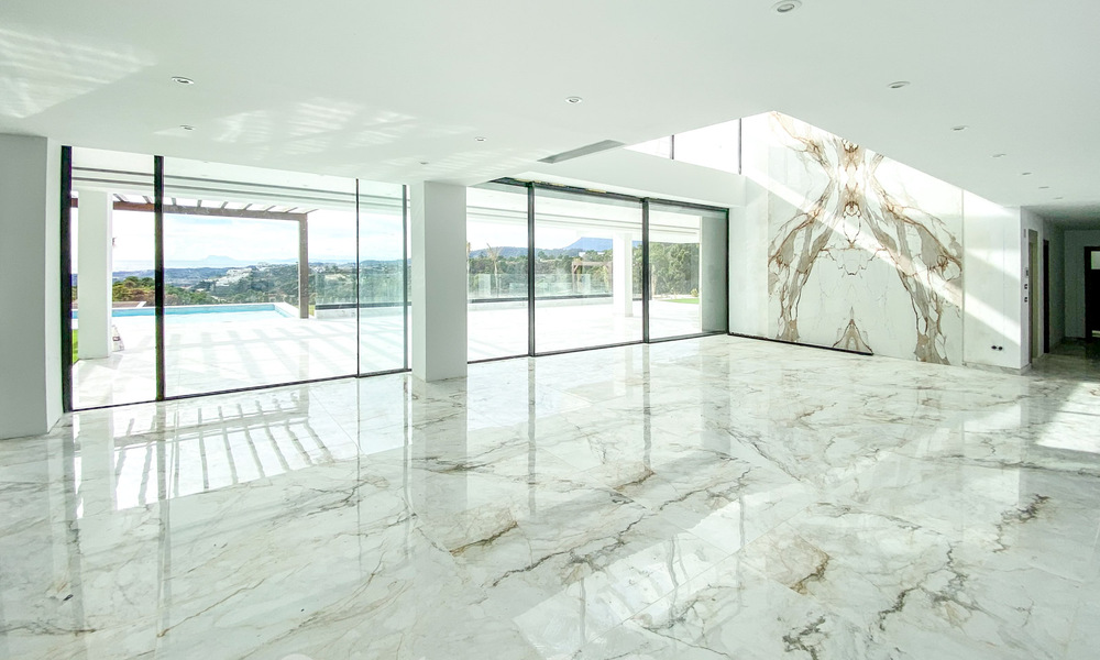Nouvelle villa moderne de luxe à vendre avec vue panoramique sur la mer dans l'exclusif Marbella Club Golf Resort à Benahavis - Marbella 61959