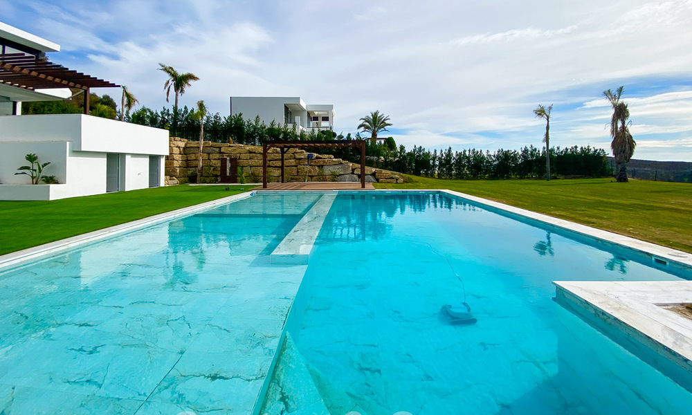 Nouvelle villa moderne de luxe à vendre avec vue panoramique sur la mer dans l'exclusif Marbella Club Golf Resort à Benahavis - Marbella 61964