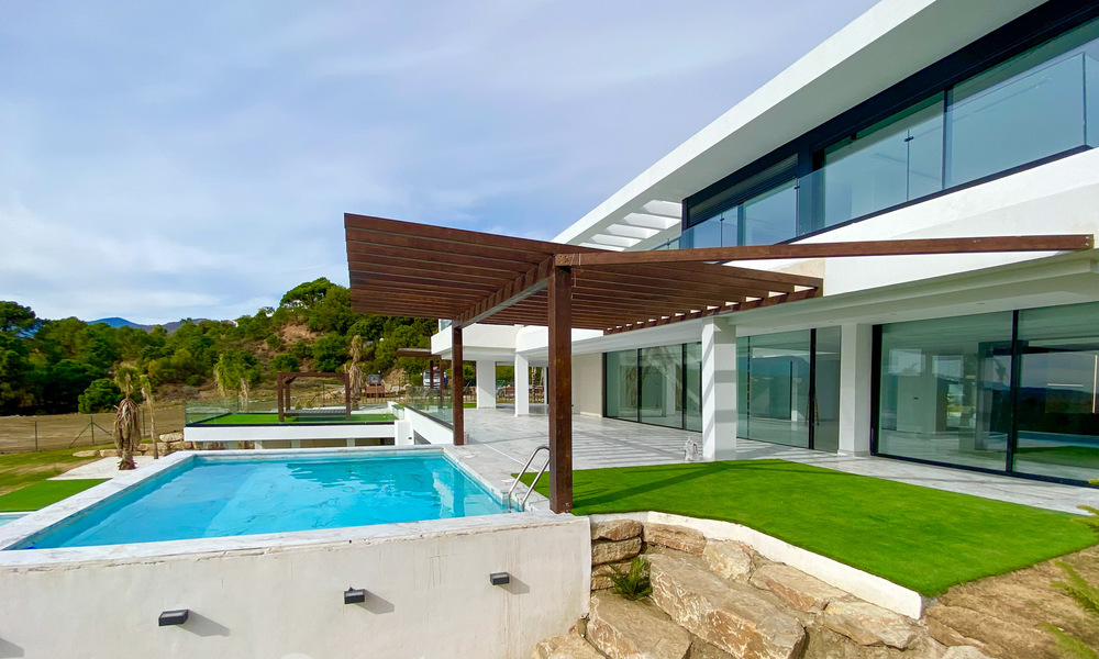 Nouvelle villa moderne de luxe à vendre avec vue panoramique sur la mer dans l'exclusif Marbella Club Golf Resort à Benahavis - Marbella 61968