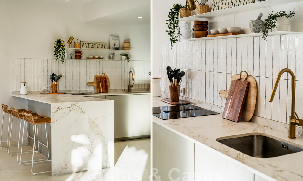 Prêt à emménager! Charmant appartement rénové avec jardin à vendre dans une communauté fermée à La Quinta, Benahavis - Marbella 62198