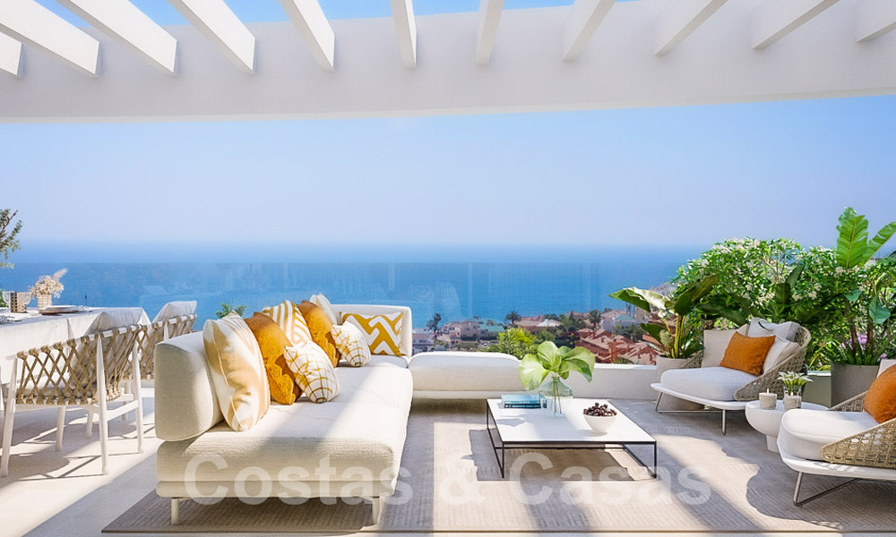 Nouveau complexe d'appartements prestigieux à vendre avec vue sur la Méditerranée à Mijas Costa 62377