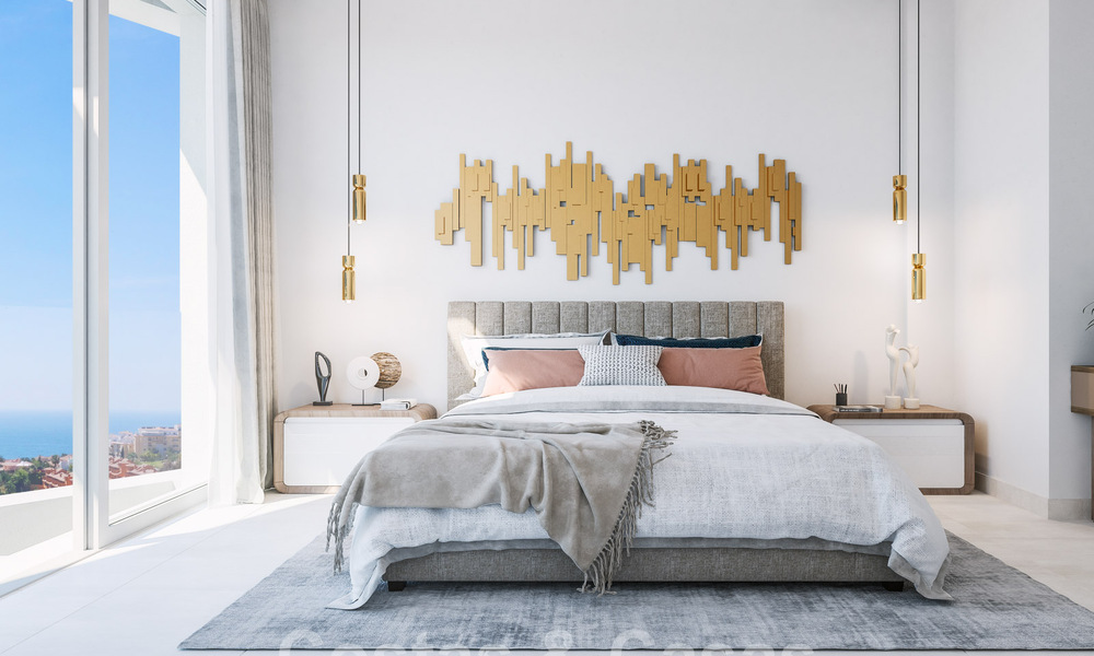 Nouveau complexe d'appartements prestigieux à vendre avec vue sur la Méditerranée à Mijas Costa 62386