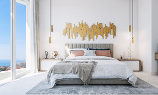 Nouveau complexe d'appartements prestigieux à vendre avec vue sur la Méditerranée à Mijas Costa 62386 