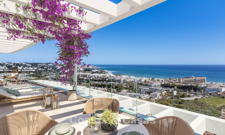 Nouveau complexe d'appartements prestigieux à vendre avec vue sur la Méditerranée à Mijas Costa 783549