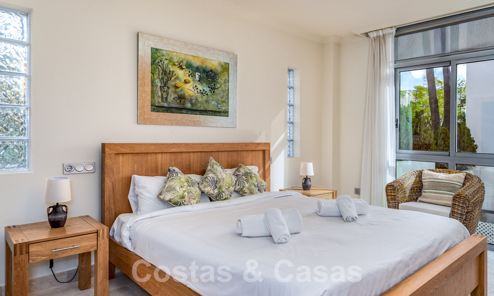 Appartement à vendre prêt à emménager avec vue imprenable sur le golf et la mer dans un complexe golfique exclusif à Benahavis - Marbella 62354