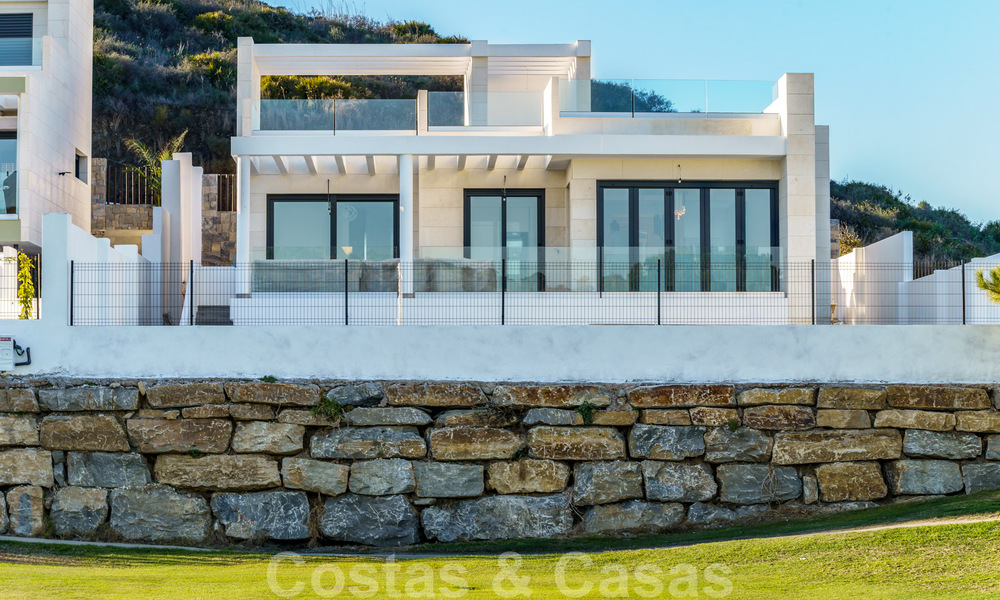 Nouveau développement de villas de luxe modernes à vendre, en front de golf avec vue sur la mer à Mijas, Costa del Sol 62444