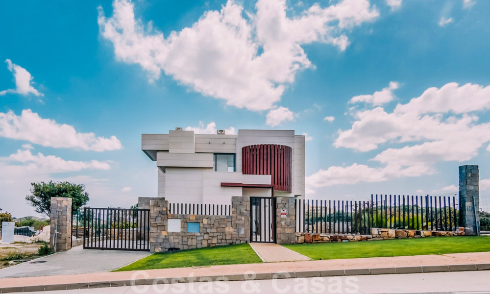 Nouveau développement de villas de luxe modernes à vendre, en front de golf avec vue sur la mer à Mijas, Costa del Sol 62479