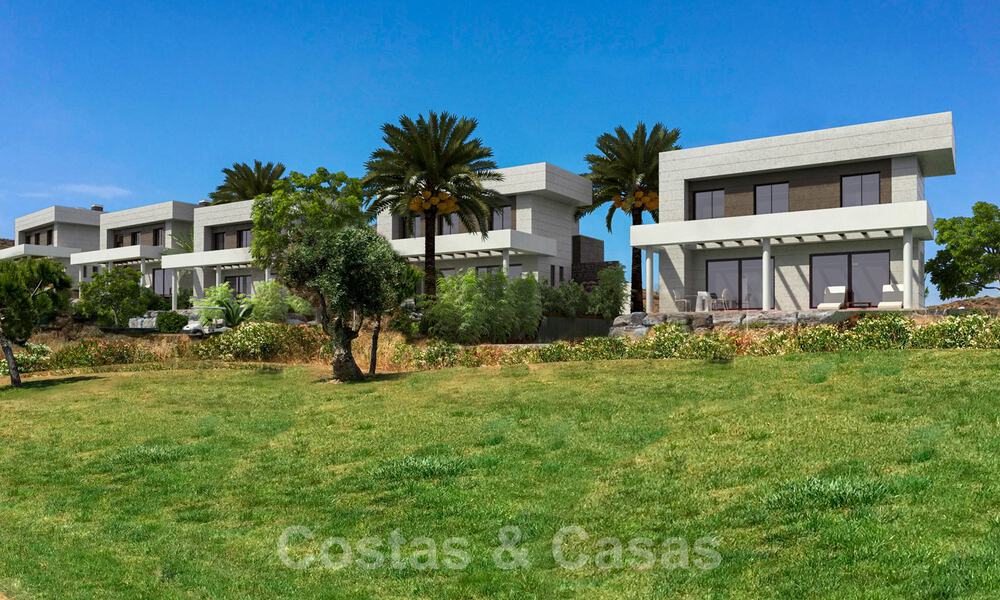 Nouveau développement de villas de luxe modernes à vendre, en front de golf avec vue sur la mer à Mijas, Costa del Sol 62490