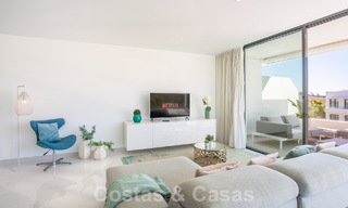 Appartement moderne de 3 chambres à coucher avec terrasses spacieuses à vendre sur le nouveau Golden Mile entre Marbella et Estepona 62495 