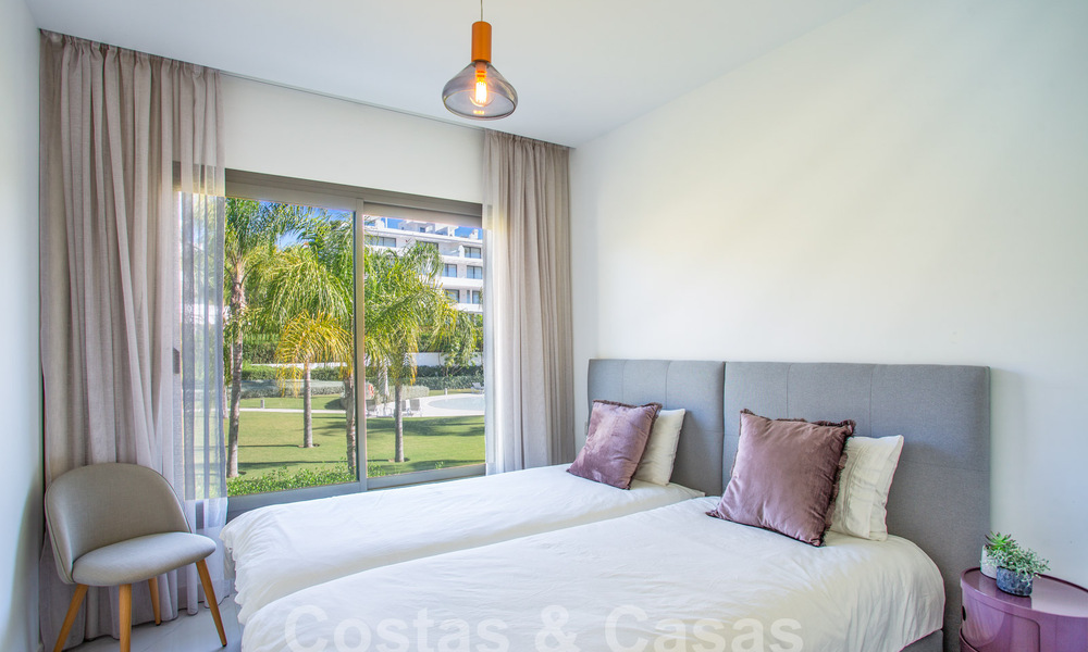 Appartement moderne de 3 chambres à coucher avec terrasses spacieuses à vendre sur le nouveau Golden Mile entre Marbella et Estepona 62517