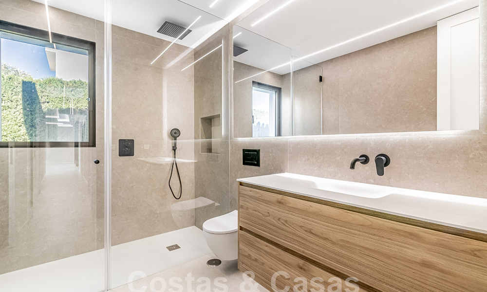 Nouvelle villa méditerranéenne moderne de plain-pied à vendre, frontline golf, proche de San Pedro - Marbella 62520