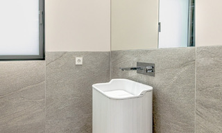 Nouvelle villa méditerranéenne moderne de plain-pied à vendre, frontline golf, proche de San Pedro - Marbella 62522 