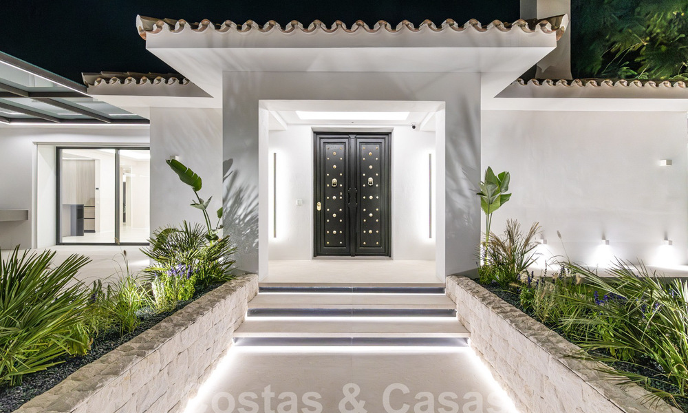 Nouvelle villa méditerranéenne moderne de plain-pied à vendre, frontline golf, proche de San Pedro - Marbella 62524