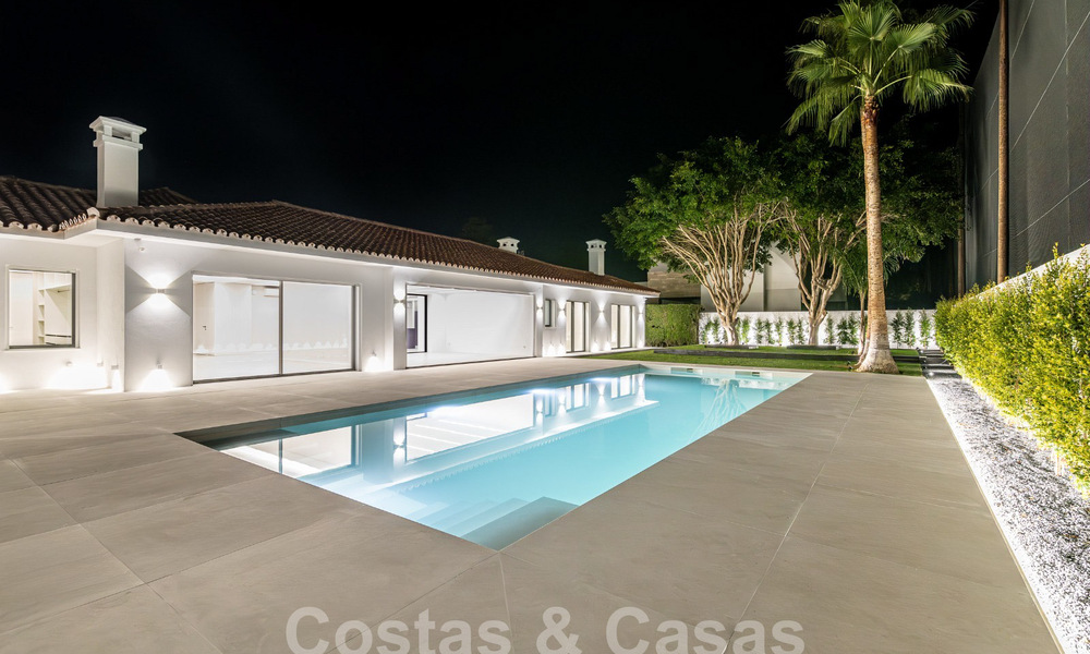 Nouvelle villa méditerranéenne moderne de plain-pied à vendre, frontline golf, proche de San Pedro - Marbella 62526