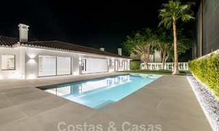 Nouvelle villa méditerranéenne moderne de plain-pied à vendre, frontline golf, proche de San Pedro - Marbella 62526 