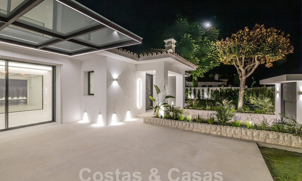 Nouvelle villa méditerranéenne moderne de plain-pied à vendre, frontline golf, proche de San Pedro - Marbella 62527